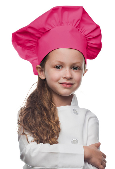 Hot Pink Kids Chef Hat
